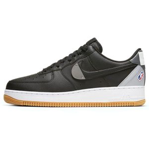 Nike NBA x Air Force 1 07 LV8 Black Wolf Grey - (CT2298-001)