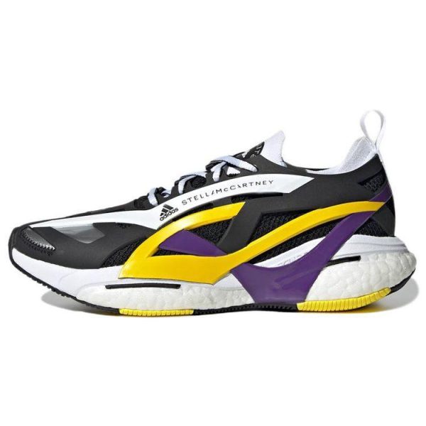 adidas Stella McCartney x Solar Glide Black Purple Yellow   Core-Black Active-Purple Shock-Yellow (GX9858)