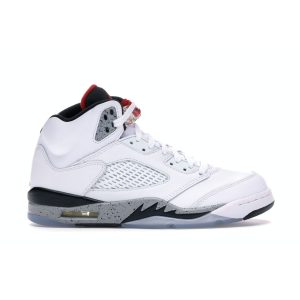 Air Jordan 5 Retro White Cement University---- (136027-104)