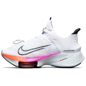 Nike Air Zoom Tempo NEXT Flyease White Multi Spruce-Aura Hyper-Violet Flash-Crimson (CV1889-102)