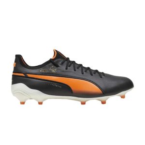 Puma King Ultimate Cruyff FG AG Legend Pack Black White Rickie-Orange (107826-01)