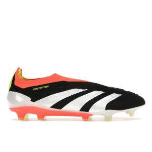 Adidas Predator Elite Laceless FG Solar Energy Pack   Black Core-Black Cloud-White (IE1805)