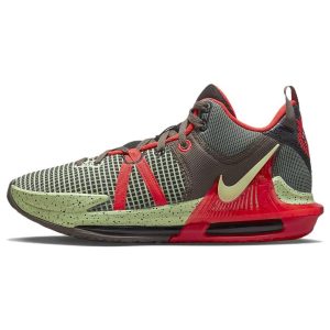 Nike LeBron Witness 7 EP Black Crimson Alligator  - Barely-Volt (DM1122-001)