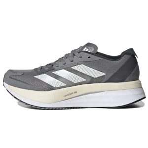 adidas Adizero Boston 11 Grey Zero Metallic   Grey-Three Carbon (GV7069)