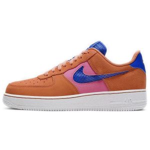 Nike Air Force 1 07 LV8 Orange Trance Lotus-Pink White Pacific-Blue (CW7300-800)