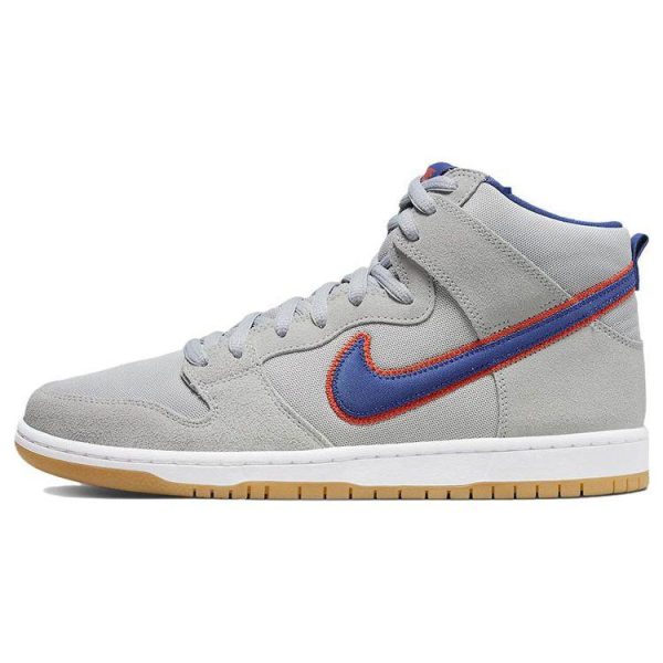 Nike Dunk High SB New York Mets Grey Cloud-Grey Rush-Blue (DH7155-001)