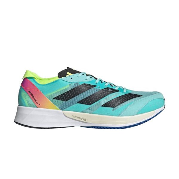 Adidas Adizero Adios 7 Light Aqua Black   Blue Core-Black Power-Blue (HQ3510)