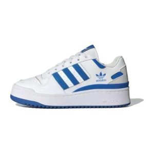 Adidas Forum Bold Stripes White Blue Bird   Cloud-White Grey-One (ID0564)