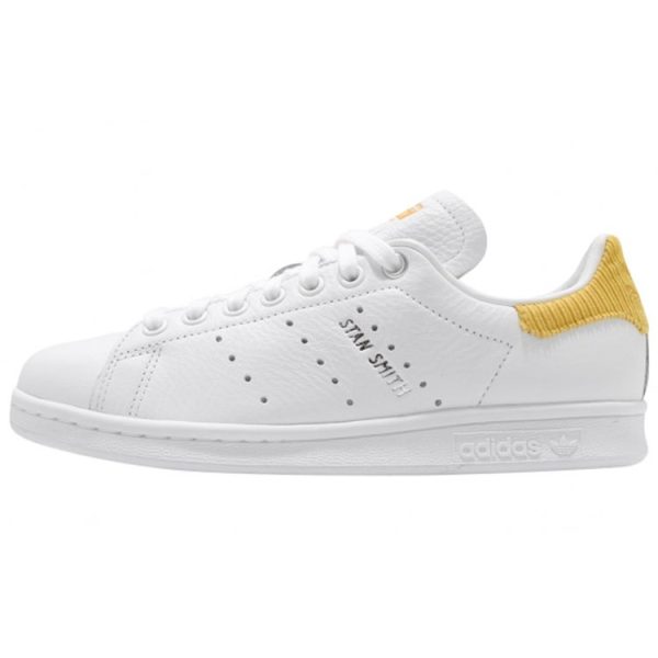 adidas Stan Smith White Corn Yellow   Cloud-White Silver-Metallic (H69023)