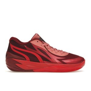 Puma MB02 Lo Team Colors -   Intense Red For-All-Time-Red Carnation-Pink (377766-04)