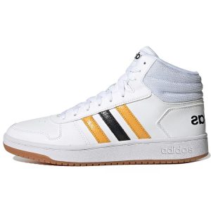 Adidas Hoops 20 Mid White Active Gold   Footwear-White Core-Black (FW9347)