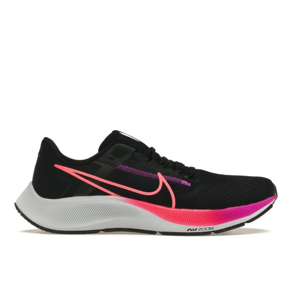 Nike Air Zoom Pegasus 38 Black Hyper Violet   Off-Noir Flash-Crimson (CW7356-011)