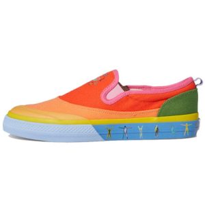 Adidas Nizza Slip-On Low Pride Pack -   Love Unites Multi-Color Semi-Solar-Red Yellow (GW2421)