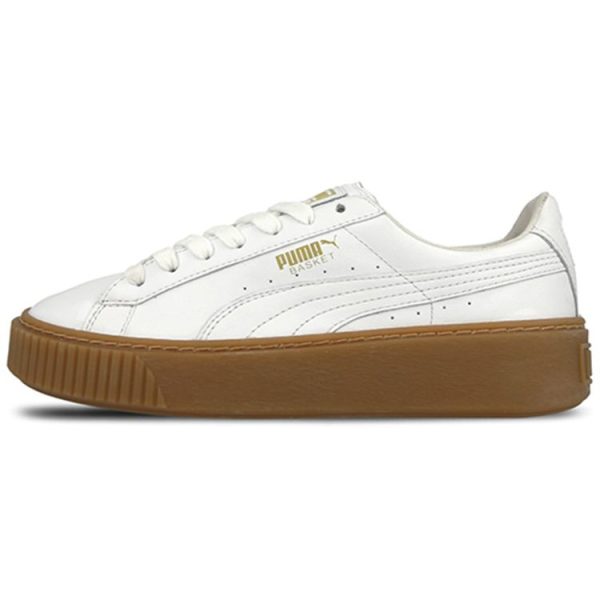 Puma Basket Platform Core    Puma-White (364040-01)