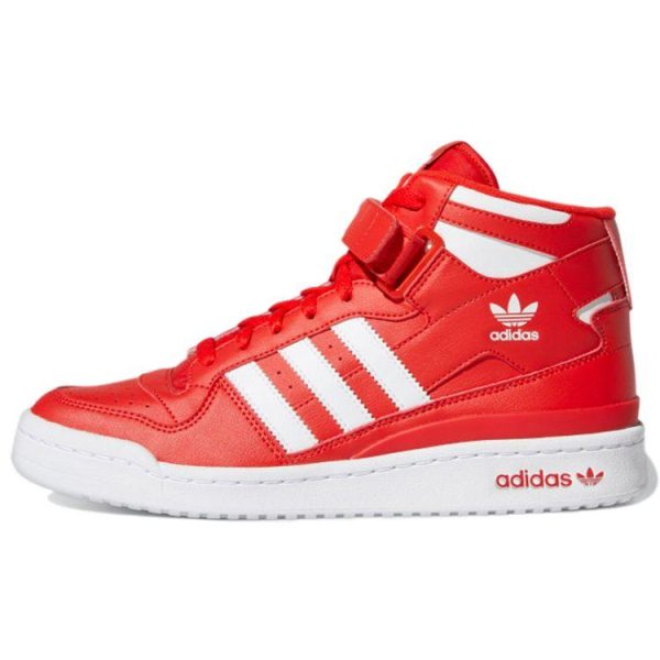 Adidas Forum Mid Red   Cloud-White (GY5792)