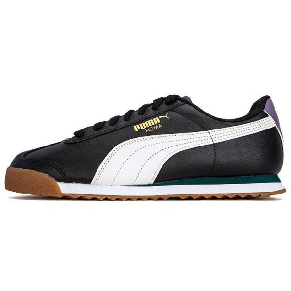 Puma Roma Basic Plus White Varsity Green Unisex Gum (369571-41)