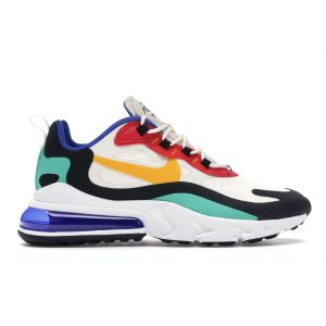 Nike Air Max 270 React Bauhaus White Phantom University-Gold-University-Red-Multicolor (AO4971-002)