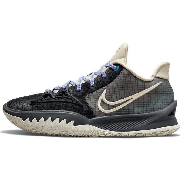 Nike Kyrie Low 4 Black Rattan Dark-Smoke-Grey Cyber-Teal (CW3985-003)