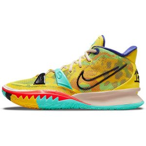 Nike Kyrie 7 1 World 1 People Yellow Yellow-Strike Green-Abyss (CQ9326-700)