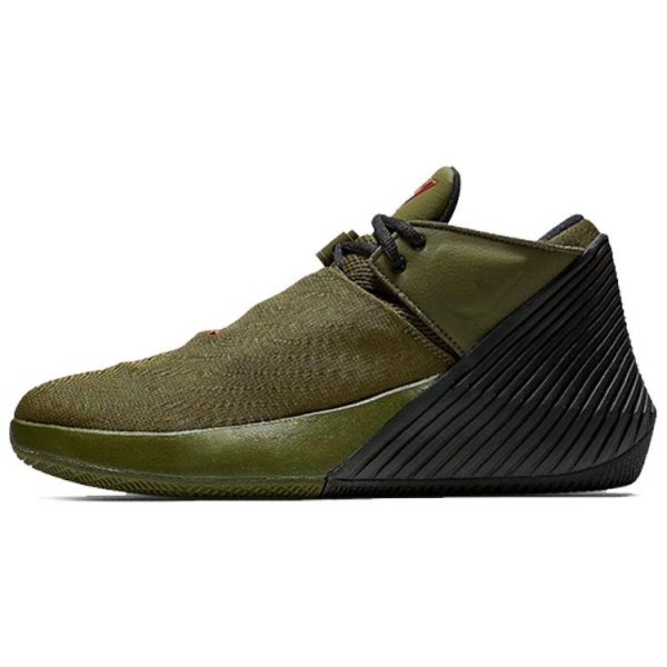 Air JordanWhy Not Zer01 Low PFX Infrared 23 Green Olive-Canvas Black-Infrared-23 (AR0346-300)