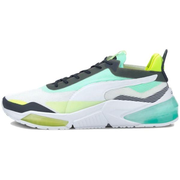 Puma LQDCELL Optic XI White Green Yellow   Green-Glimmer Yellow-Alert (193627-01)