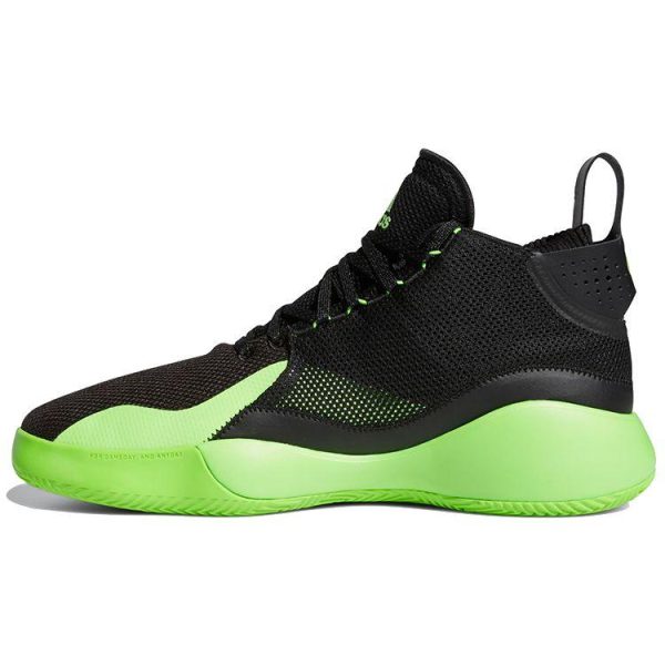 adidas D Rose 773 2020 Black Team Solar Green   Core-Black Grey-Six (FZ1268)