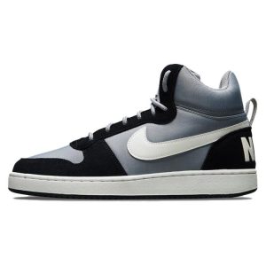 Nike Court Borough Mid Premium Matte Silver Black (844884-005)