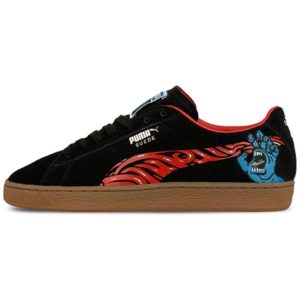 Puma Santa Cruz x Classic Suede 50 Screaming Hand Black Puma-Black High-Risk-Red (366321-01)