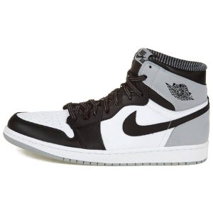 Air Jordan 1 Retro High OG Barons White Black Wolf-Grey (555088-104)