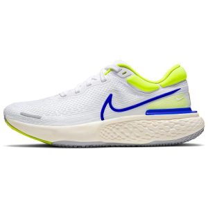 Nike ZoomX Invincible Run Flyknit White Cyber Blue Grey-Fog Racer-Blue (CT2228-101)