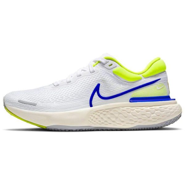 Nike ZoomX Invincible Run Flyknit White Cyber Blue Grey-Fog Racer-Blue (CT2228-101)