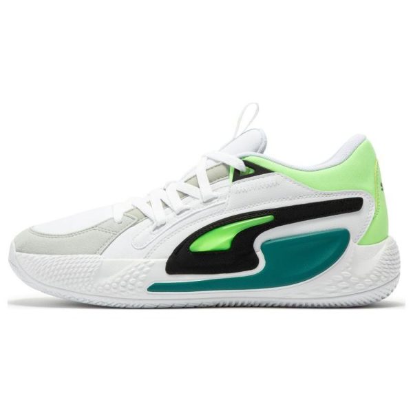 Puma Court Rider Chaos Jewel -   White Fizzy Lime (378051-01)