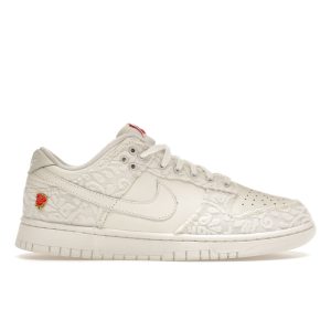 Nike Dunk Low Give Her Flowers White Sail University-Red (FZ3775-133)