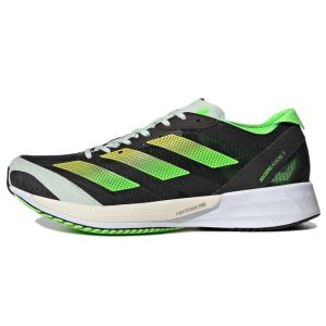 adidas Adizero Adios 7 Black Solar Green   Core-Black Beam-Yellow (GY8408)