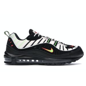 Nike Air Max 98 Highlighter Black Platinum-Tint Electric-Green (640744-015)
