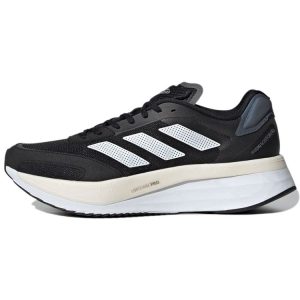 Adidas Adizero Boston 10 Wide Black White   Core-Black Cloud-White Grey-Five (GZ5426)