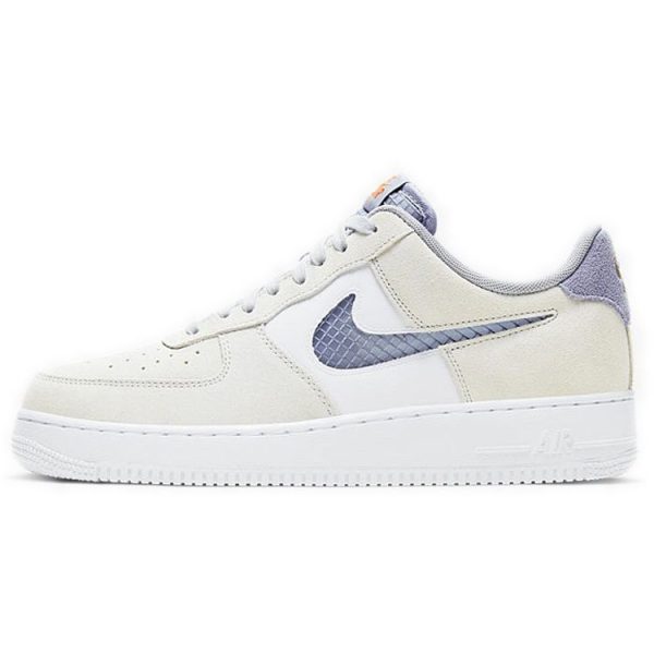 Nike Air Force 1 Low Indigo Fog White Pure-Platinum Hyper-Crimson (CK4383-001)