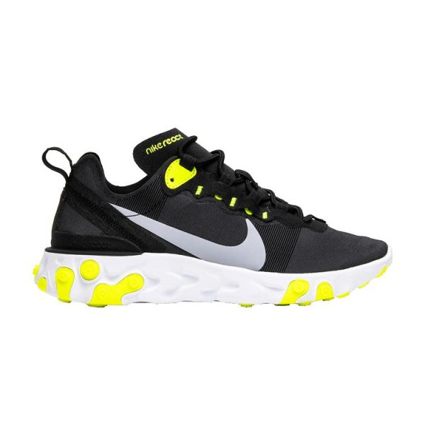 Nike React Element 55 Black Volt Volt-Cool-- (BQ2728-001)