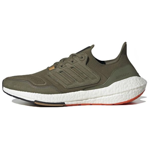adidas UltraBoost 22 Focus Olive Green Semi-Impact-Orange (GX9167)