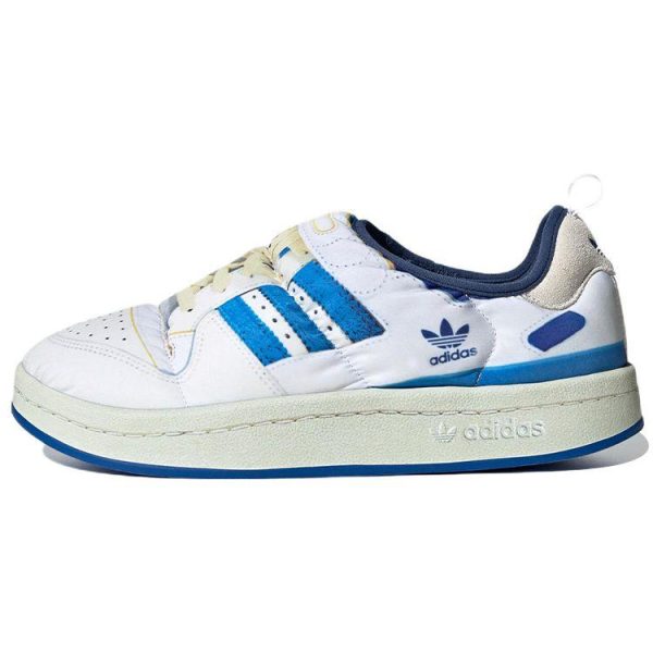 adidas Puffylette Forum White Footwear-White Team-Royal-Blue (HP6698)