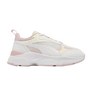 Puma Cassia Summer White Soft Pink   Pristine (384648-01)