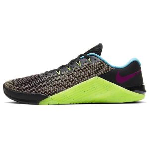 Nike Metcon 5 AMP Black Green Strike Blue-Fury Fire-Pink (CD3395-046)