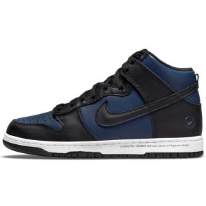 Nike Fragment Design x Dunk High Tokyo Blue Midnight-Navy Black (DJ0383-400)