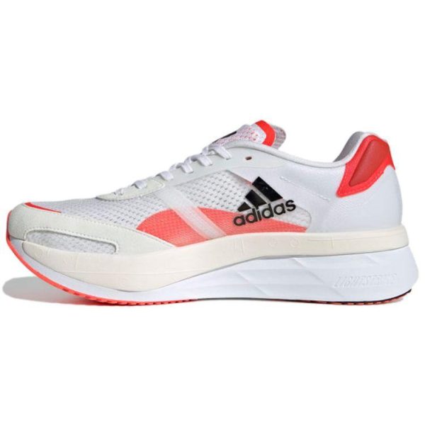 Adidas Adizero Boston 10 Solar Red   White Cloud-White Core-Black (FY4079)