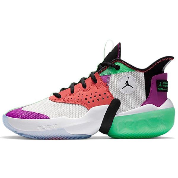 Air Jordan Jordan React Elevation PF White Hyper Violet    Flash-Crimson (CK6617-101)