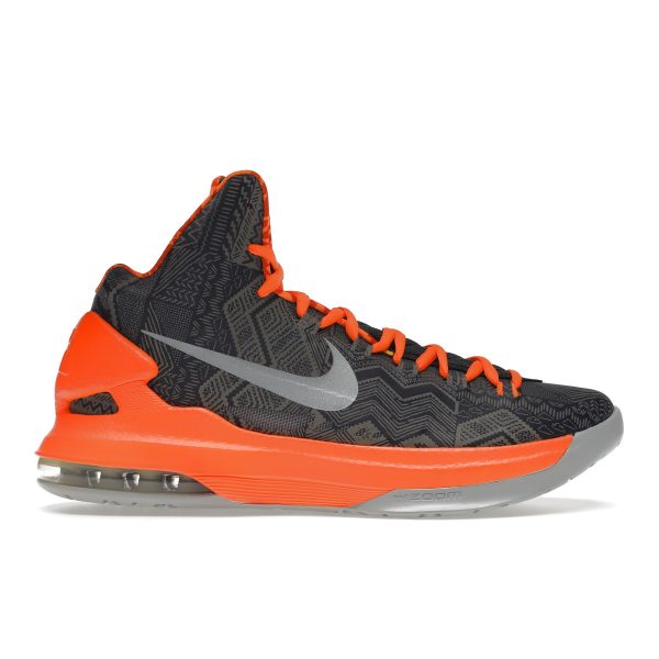 Nike KD 5 BHM Orange Anthracite Pure-Platinum-Sport-Grey (583107-001)