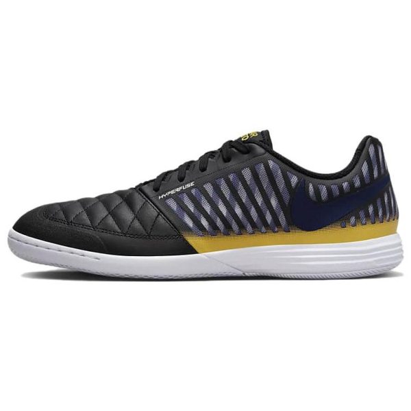 Nike Lunar Gato 2 IC Black Midnight Navy Vivid-Sulfur (580456-009)