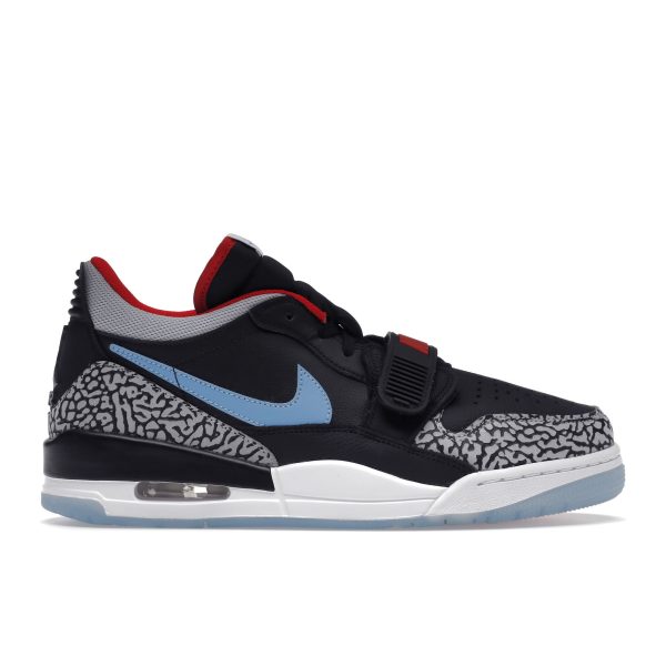 Air Jordan Jordan Legacy 312 Low Chicago Flag Black Valour-Blue University-Red (CD7069-004)