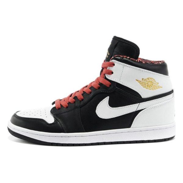 Air Jordan 1 Retro High RTTG Las Vegas Black Mtllc-Gold-White-Gym-Rd (539542-035)