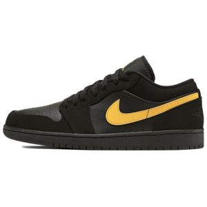 Air Jordan 1 Low Black University Gold (553558-071)